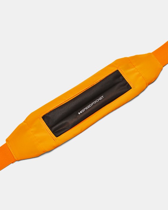 UA Flex Speedpocket Run Belt in Orange image number 1